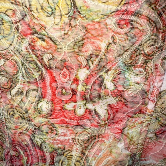 Christopher & Banks Multicolor Paisley Blazer - Picture 6 of 8